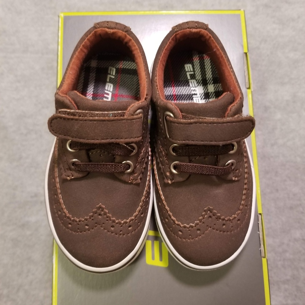 Elements Brown Suede boys shoes